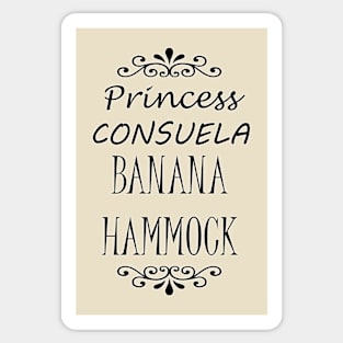 Princess Consuela Banana Hammock Sticker